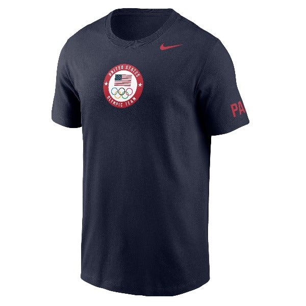 TEAM USA FLAG RINGS ADULT SHORT SLEEVE