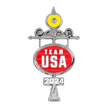 Lapel Pin Team USA 2024 Metro LED Light