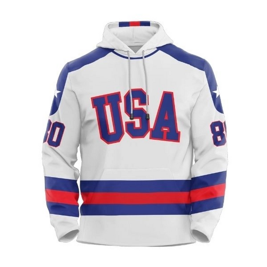 MIRACLE #80 ADULT HOODED JERSEY